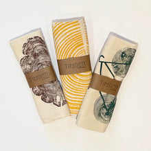 Heart Pine Flour Sack Towel, Tree Print, 27"x27" Screen Printed on 100% Cotton