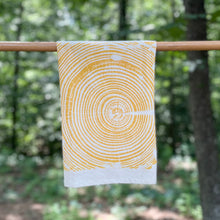 Heart Pine Flour Sack Towel, Tree Print, 27"x27" Screen Printed on 100% Cotton